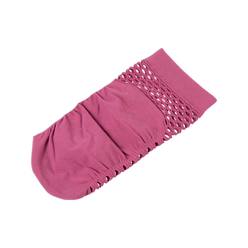 Summer Rose Red Fishnet Double Needle Women's Socks
